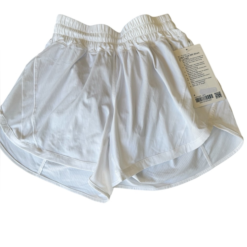 White Women's Lululemon tracker shorts size 4